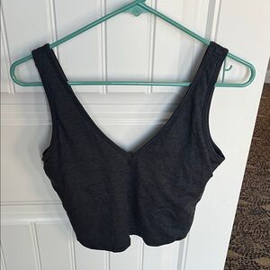 Gafit cropped tank /built in bra